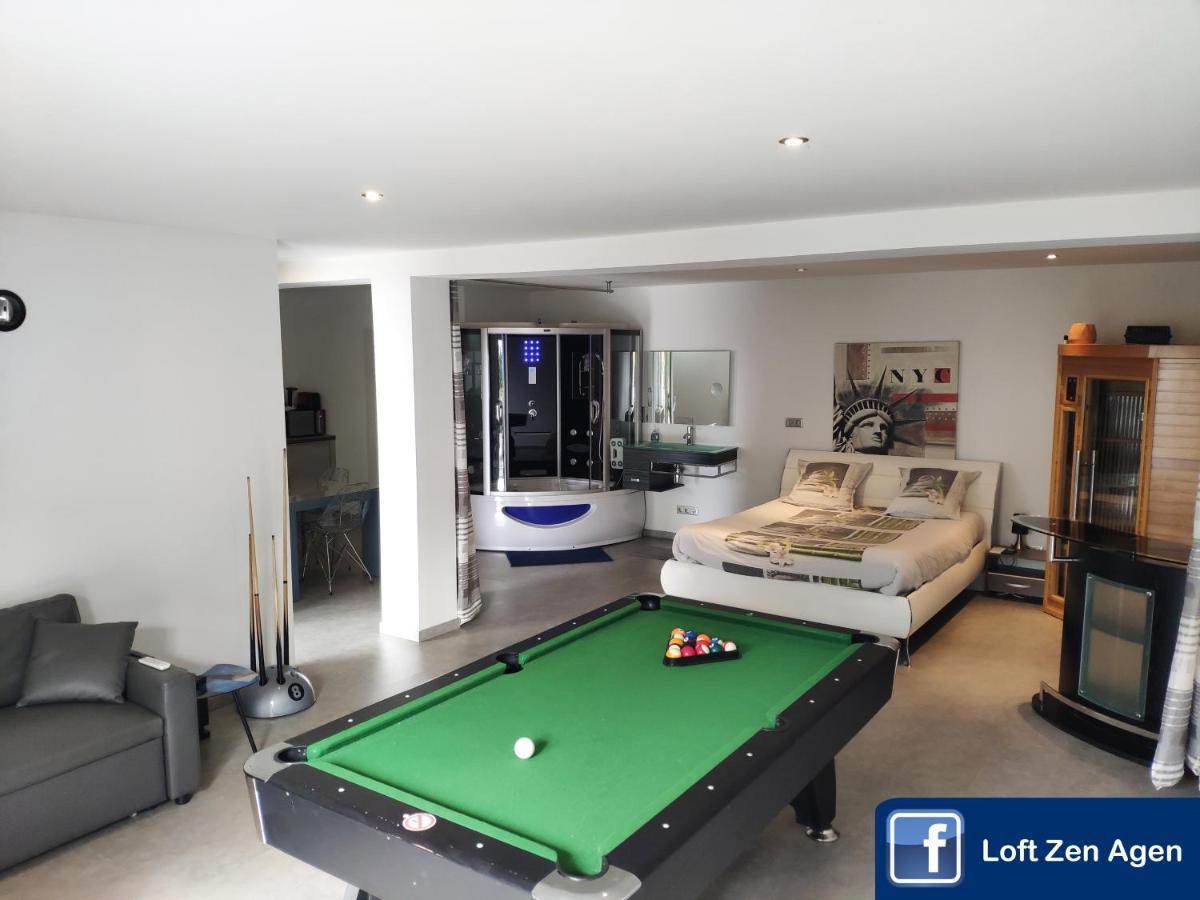 אז'ן Loft Zen Spa Balneo Parking Gratuit Sauna Hammam Billard מראה חיצוני תמונה